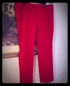 💃 Sale! Red velvet jeans
